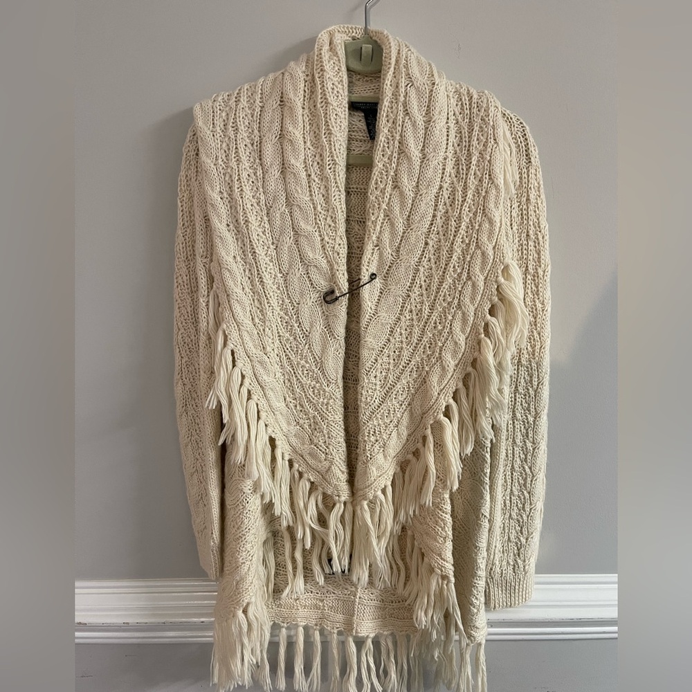 Ralph Lauren Ivory Cable Knit Sweater